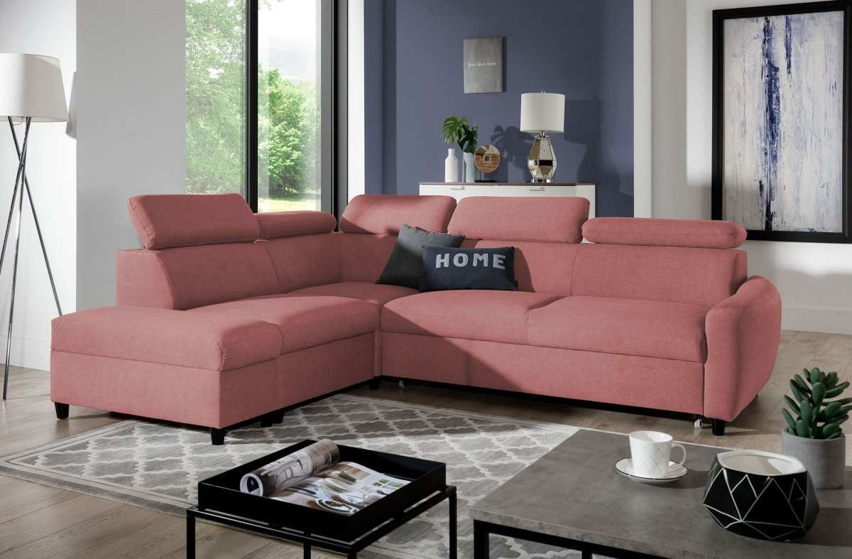 Designer Sofa Noura mit Schlaf- und Klappfunktion - Luxusbetten24