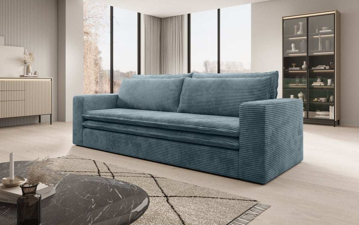 Designer Sofa Tilo mit Schlaf- und Klappfunktion - Luxusbetten24