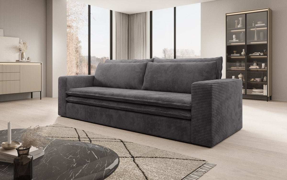 Designer Sofa Tilo mit Schlaf- und Klappfunktion - Luxusbetten24