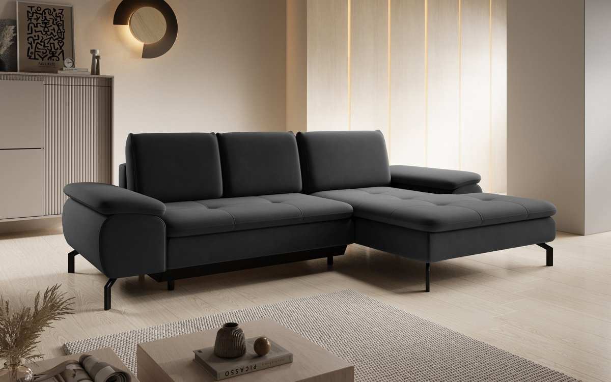 Designer Sofa Verila Mini mit Schlaf- und Klappfunktion - Luxusbetten24