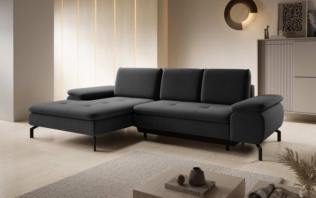 Designer Sofa Verila Mini mit Schlaf- und Klappfunktion - Luxusbetten24