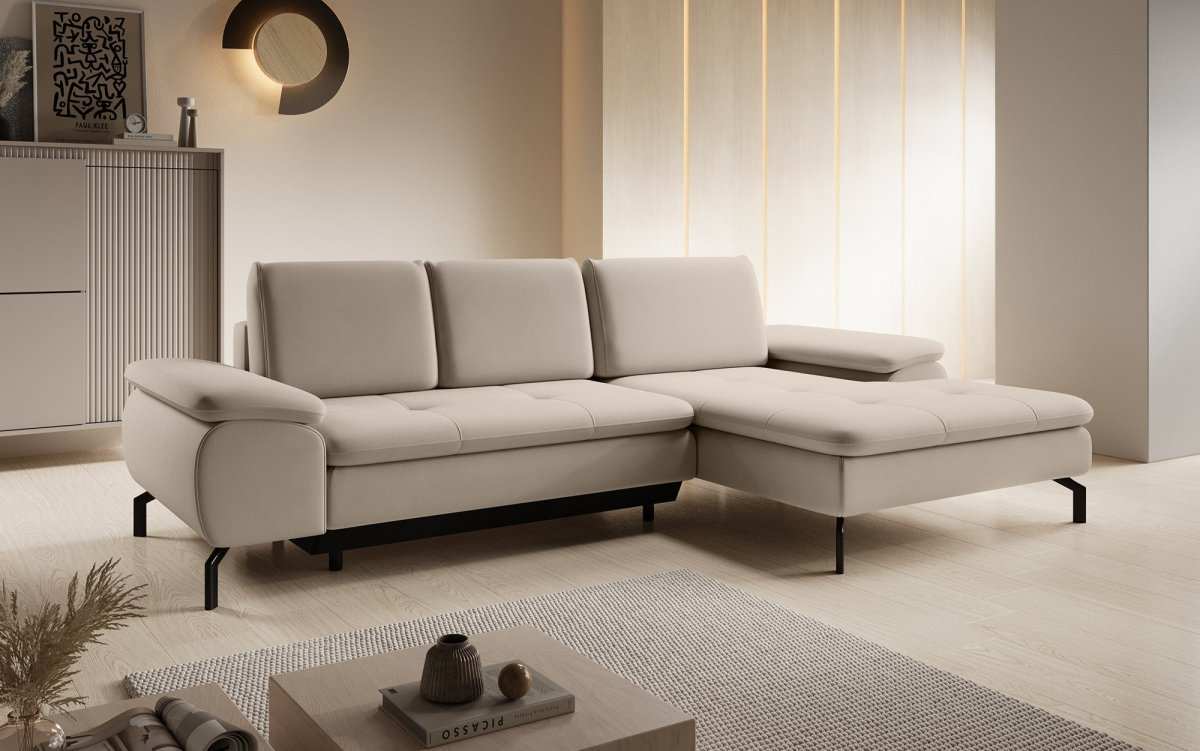 Designer Sofa Verila Mini mit Schlaf- und Klappfunktion - Luxusbetten24