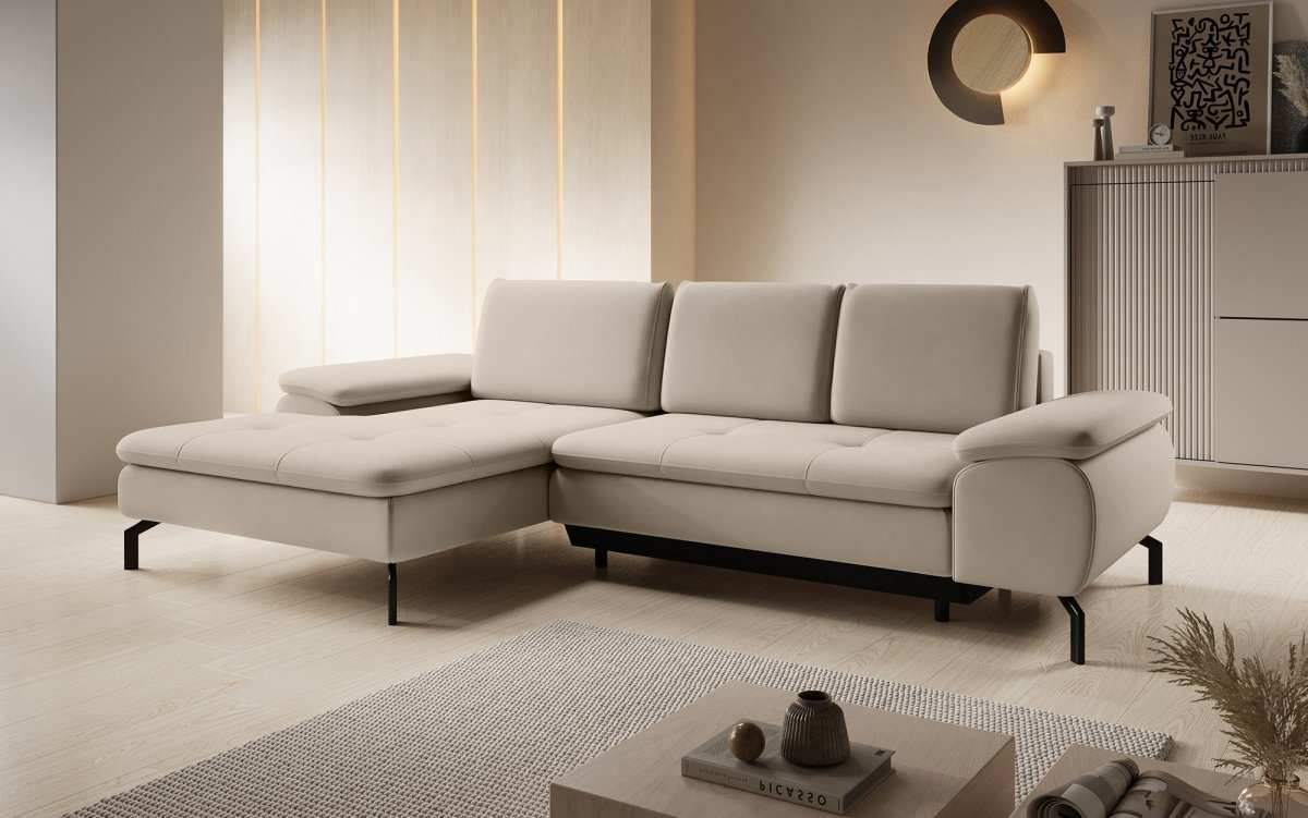 Designer Sofa Verila Mini mit Schlaf- und Klappfunktion - Luxusbetten24